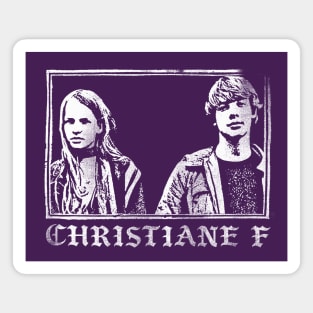 Christiane F /// Punkstyle Vintage Design Magnet